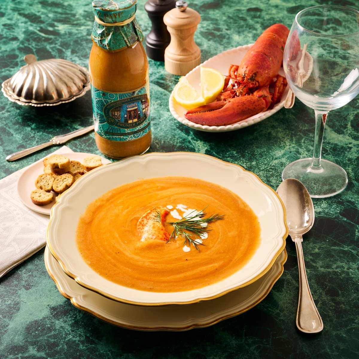 Soupe de homard au cognac 480 g
