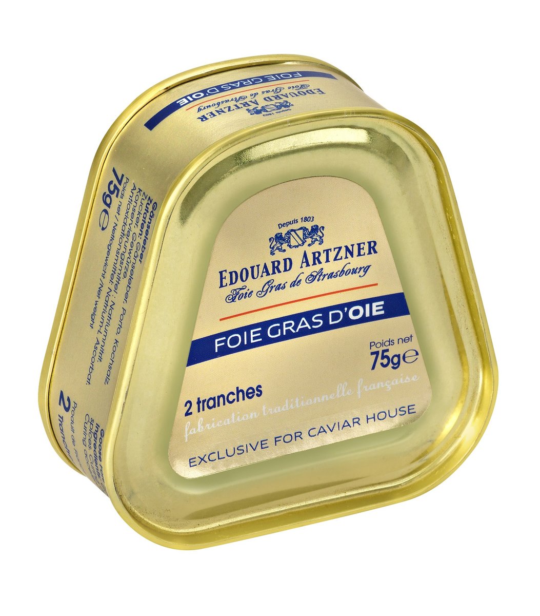 Whole goose liver - 75g tin