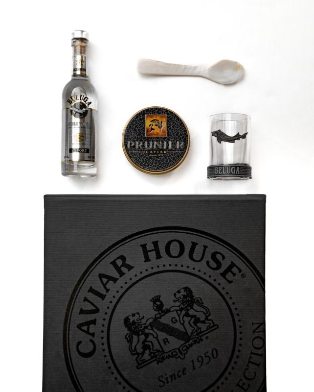 Le coffret de dégustation à la russe (Vodka & caviar 30 g)