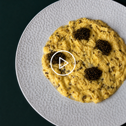SCRAMBLED EGGS & IMPERIAL CAVIAR