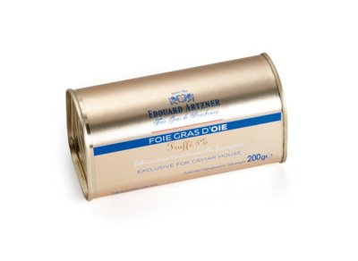 Whole goose liver with 5% truffles - 200g tin