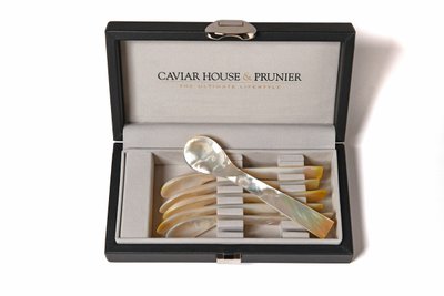 Set von 6 Perlmuttlöffeln